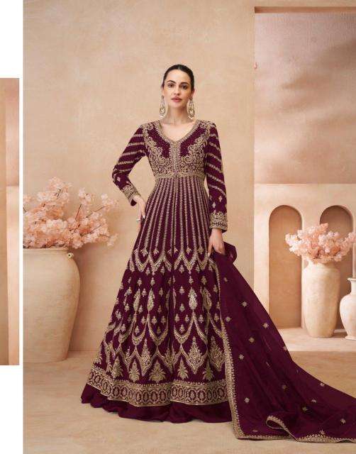 Sayuri designer chinnon silk Salwar suit boutique in Vadodara
