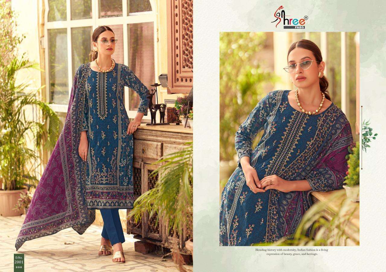 Shree Fabs Bin Saeed Lawn Collection Vol 20 wholesale salwar kameez catalogue with price