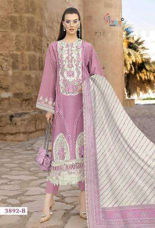 Shree Fabs Maria B Color Collection Vol 1 Cotton Dupatta Wholesale salwar kameez in Surat