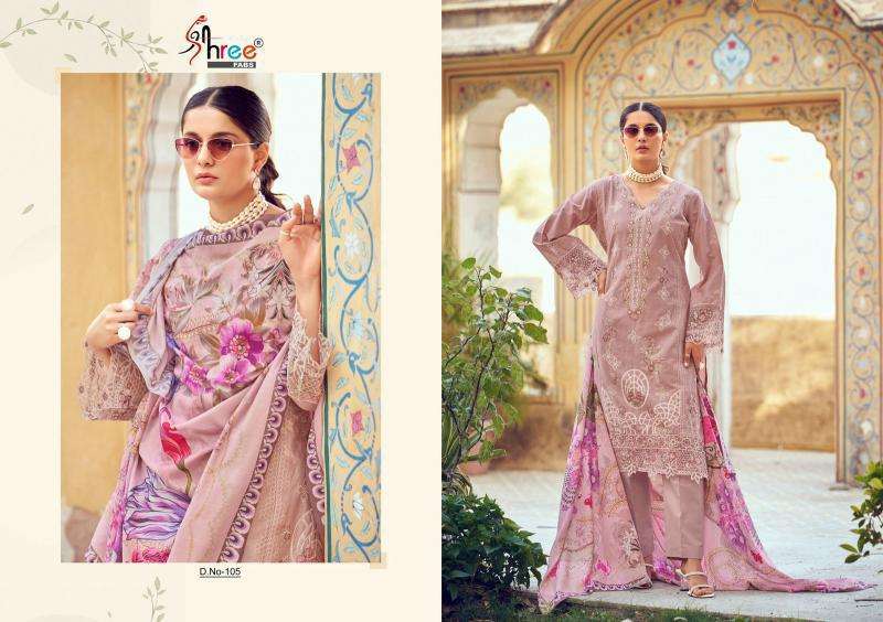 Shree Fabs Tasrif Premium Lawn Collection Vol 2 Chiffon Dupatta Salwar suit wholesale suppliers in Mumbai