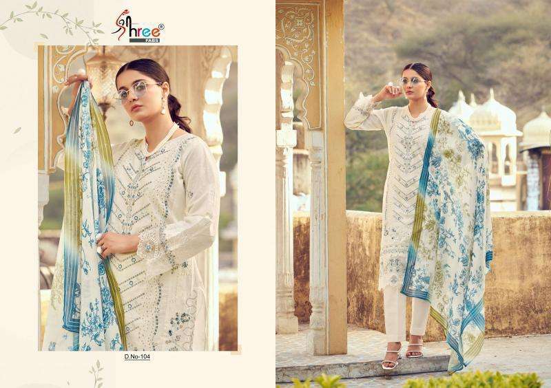 Shree Fabs Tasrif Premium Lawn Collection Vol 2 Chiffon Dupatta Salwar suit wholesale suppliers in Mumbai