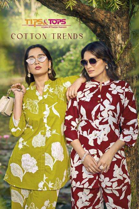 Tips & Tops Cotton Trends co ord sets Designer kurti wholesalers in Delhi