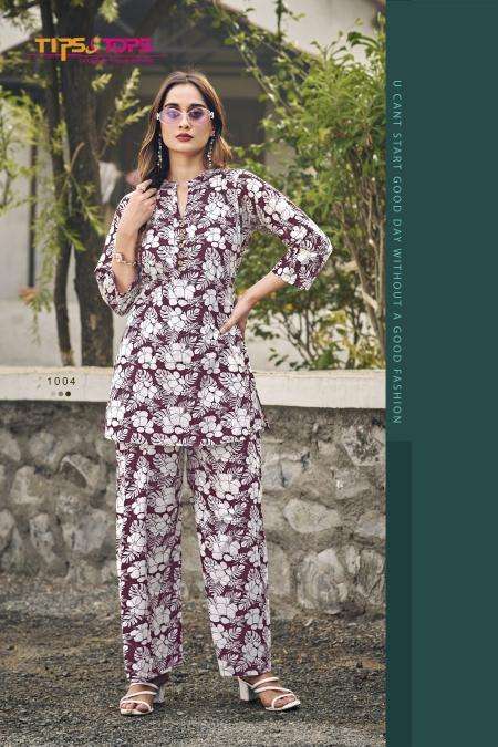 Tips & Tops Cotton Trends co ord sets Designer kurti wholesalers in Delhi