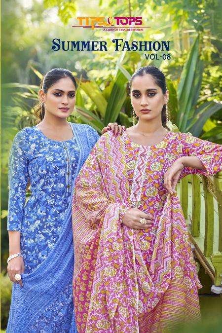 Tips & Tops Summer Fashion Vol 8 Wholesale Kurti suppliers in Kolkata