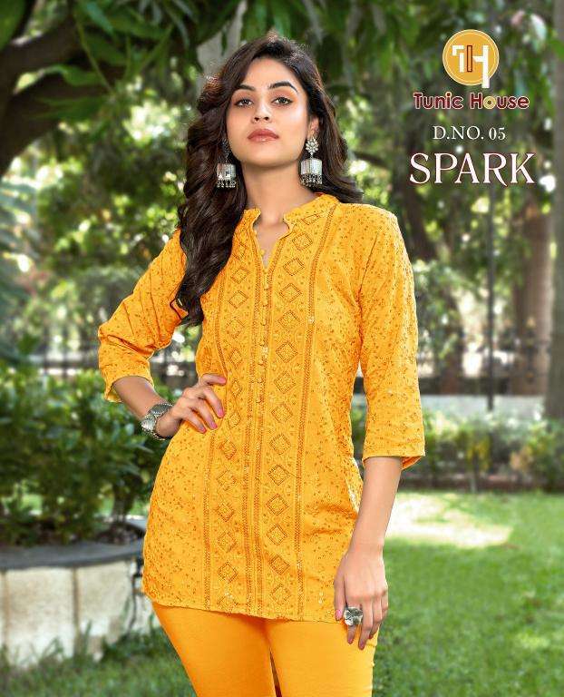Tunic House Spark vol 1 Bulk kurtis in Delhi