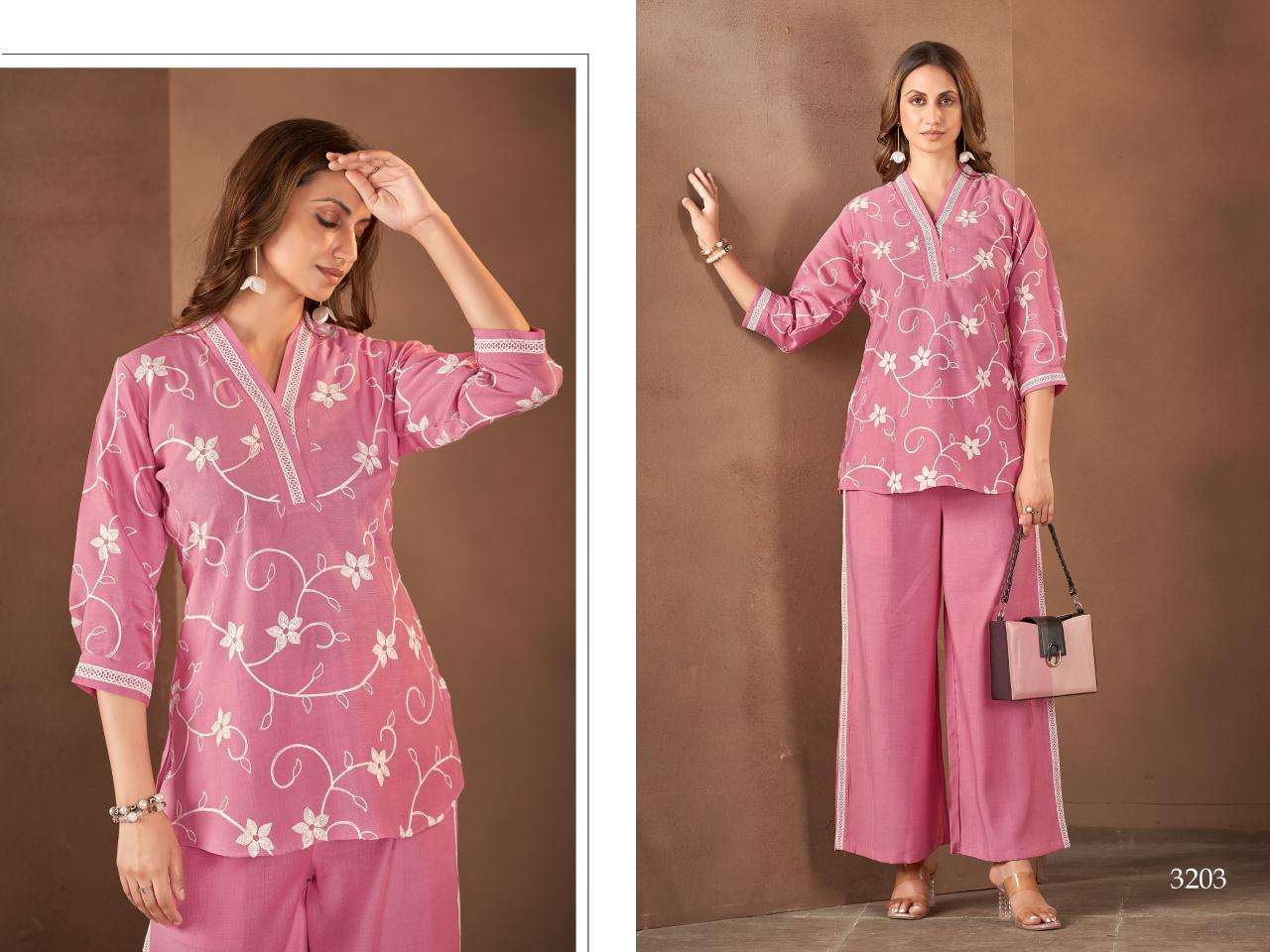 Vatican co ord set best cheapest kurti manufacturer in surat