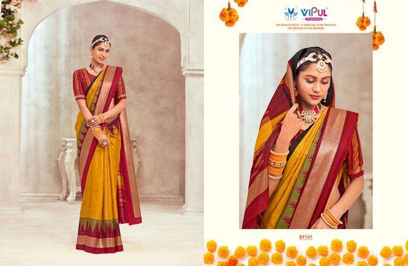 Vipul Gulmarg Silk Vol 6 Indian saree wholesalers online