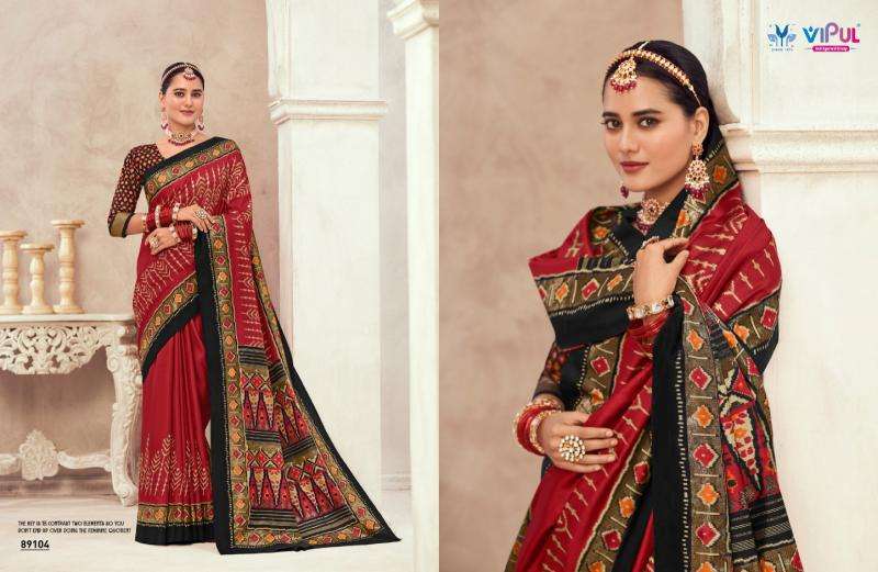Vipul Gulmarg Silk Vol 6 Indian saree wholesalers online