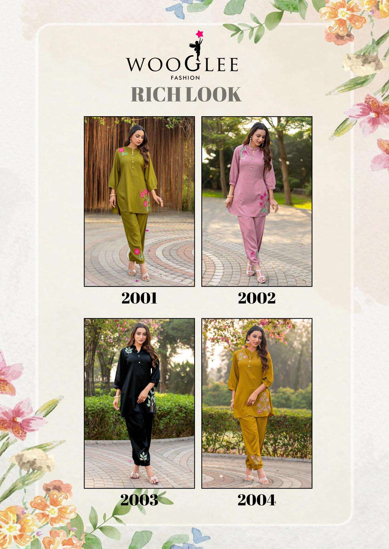 Wooglee rich look branded kurti manufacturer in surat