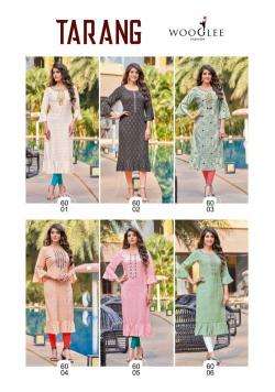 Wooglee tarang kurties manufacturer in surat