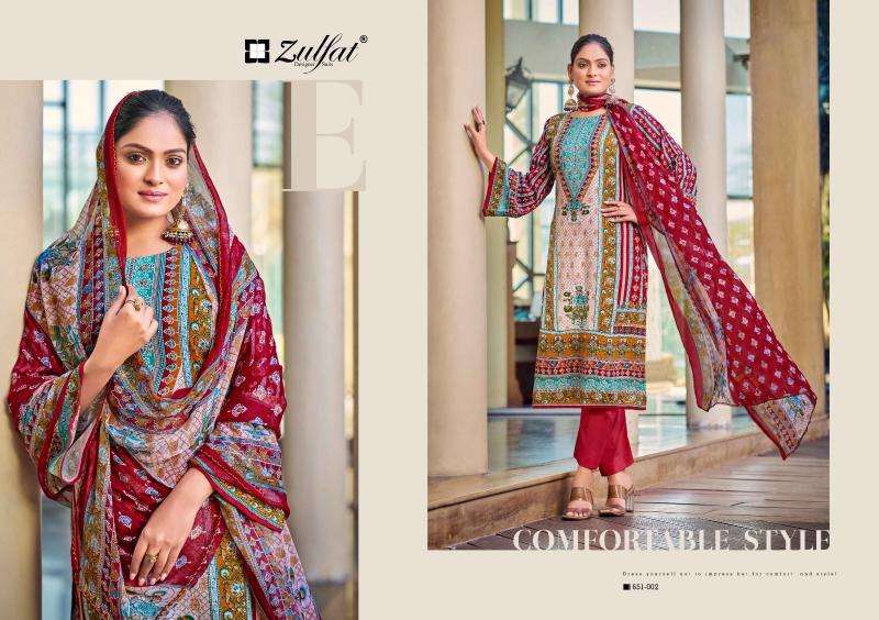 Zulfat designer suits nafisa Wholesale dress materials online