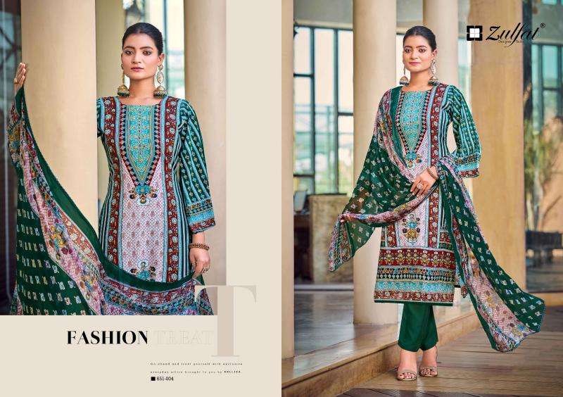 Zulfat designer suits nafisa Wholesale dress materials online