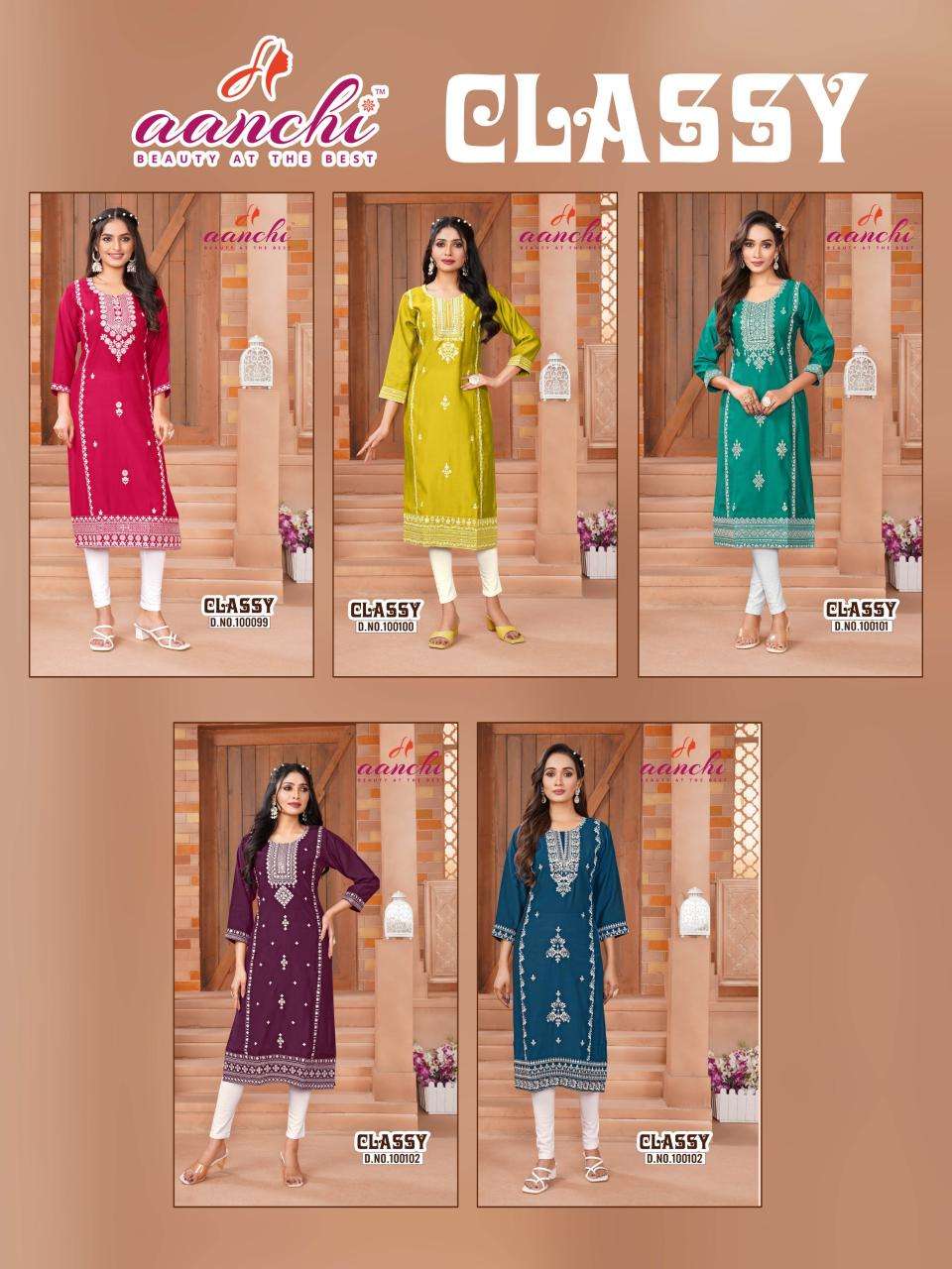 Aanchi classy kurti manufacture in surat