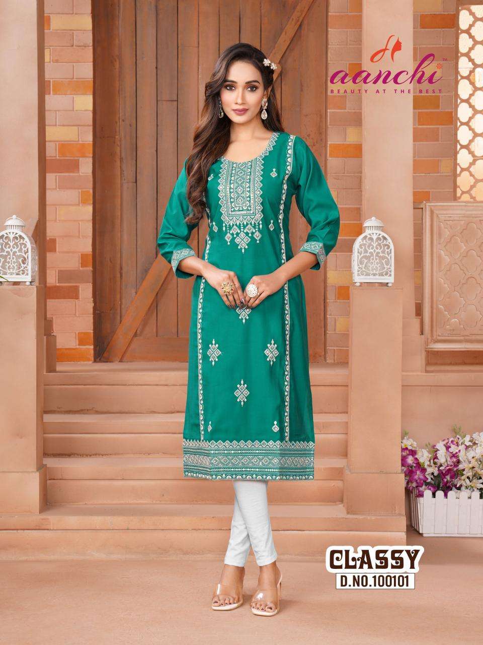 Aanchi classy kurti manufacture in surat