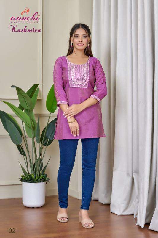 Aanchi Kashmira Kurtis manufacturer in Surat