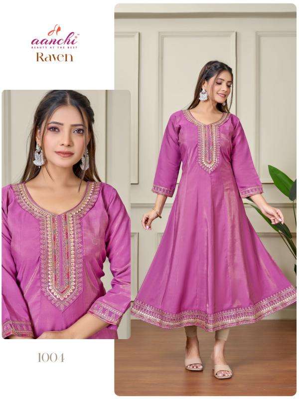 Aanchi raven Kurti suppliers in mumbai