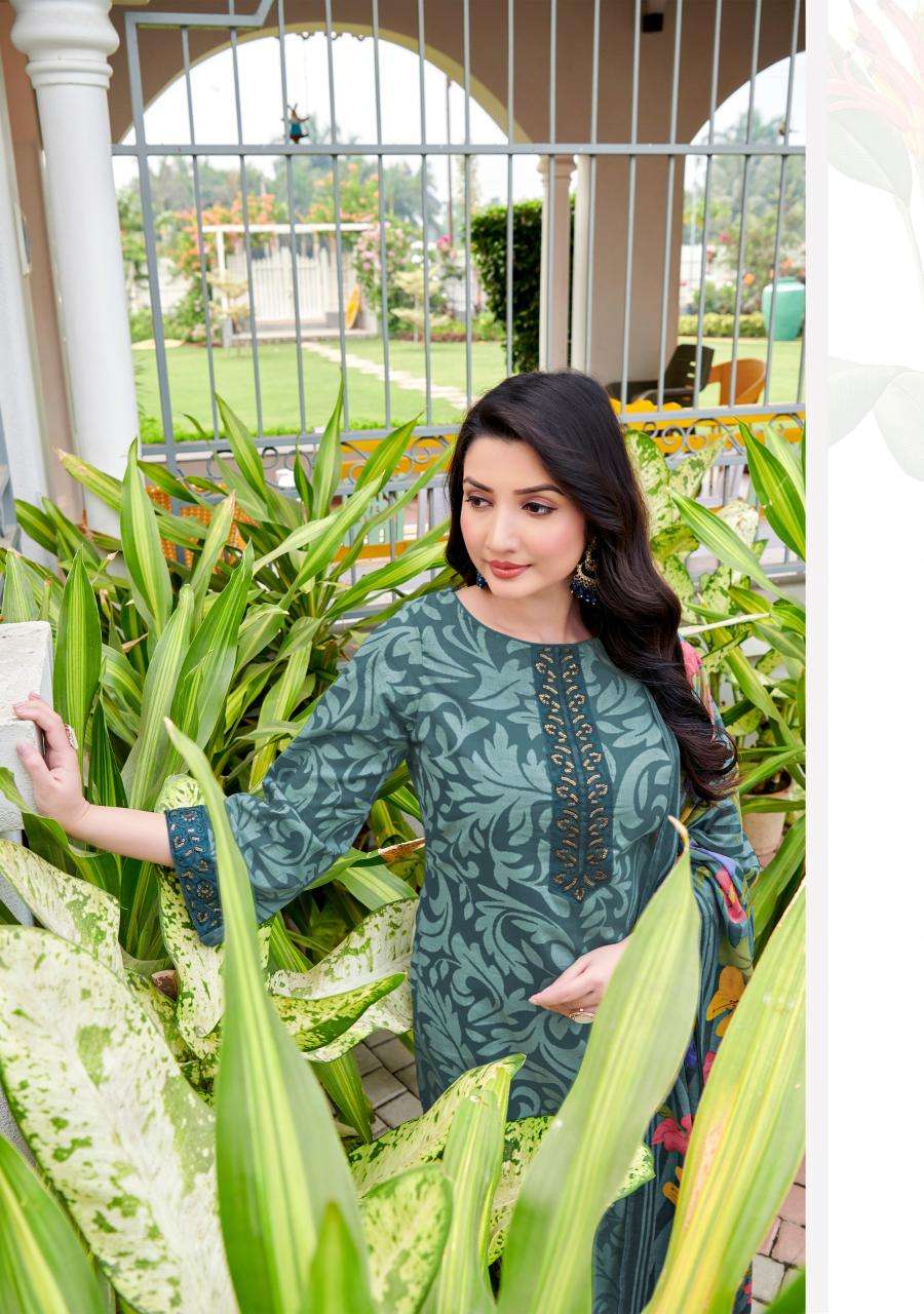 Alok suit arunika 3 Indian dress materials wholesale