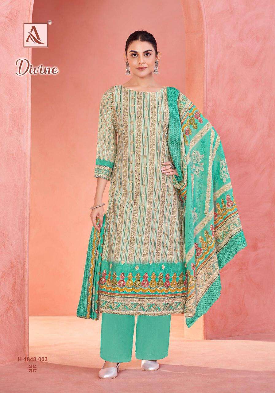 Alok suit divine designer Wholesale dress materials in Surat with price