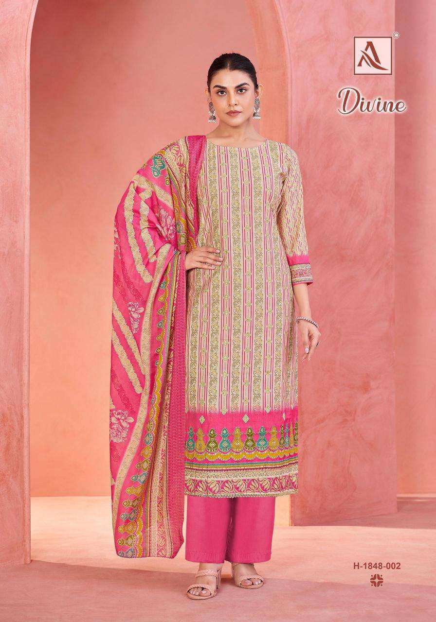 Alok suit divine designer Wholesale dress materials in Surat with price