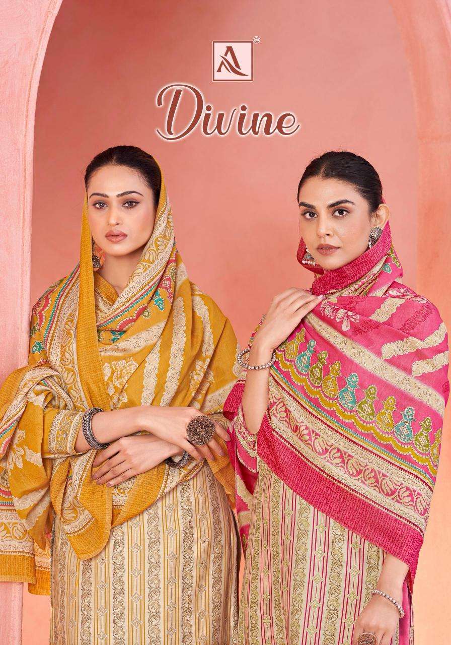 Alok suit divine designer Wholesale dress materials in Surat with price