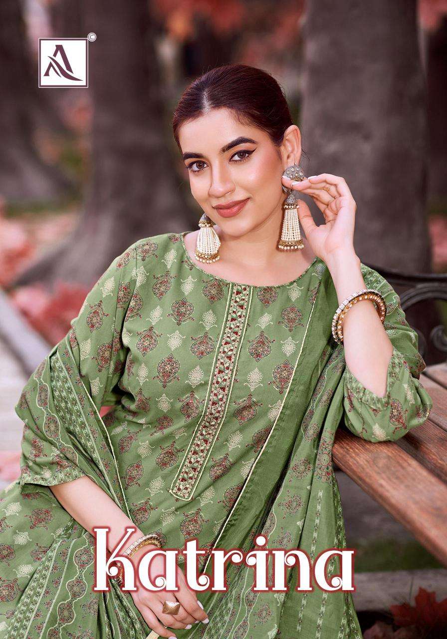 Alok suit katrina Wholesale designer dress materials