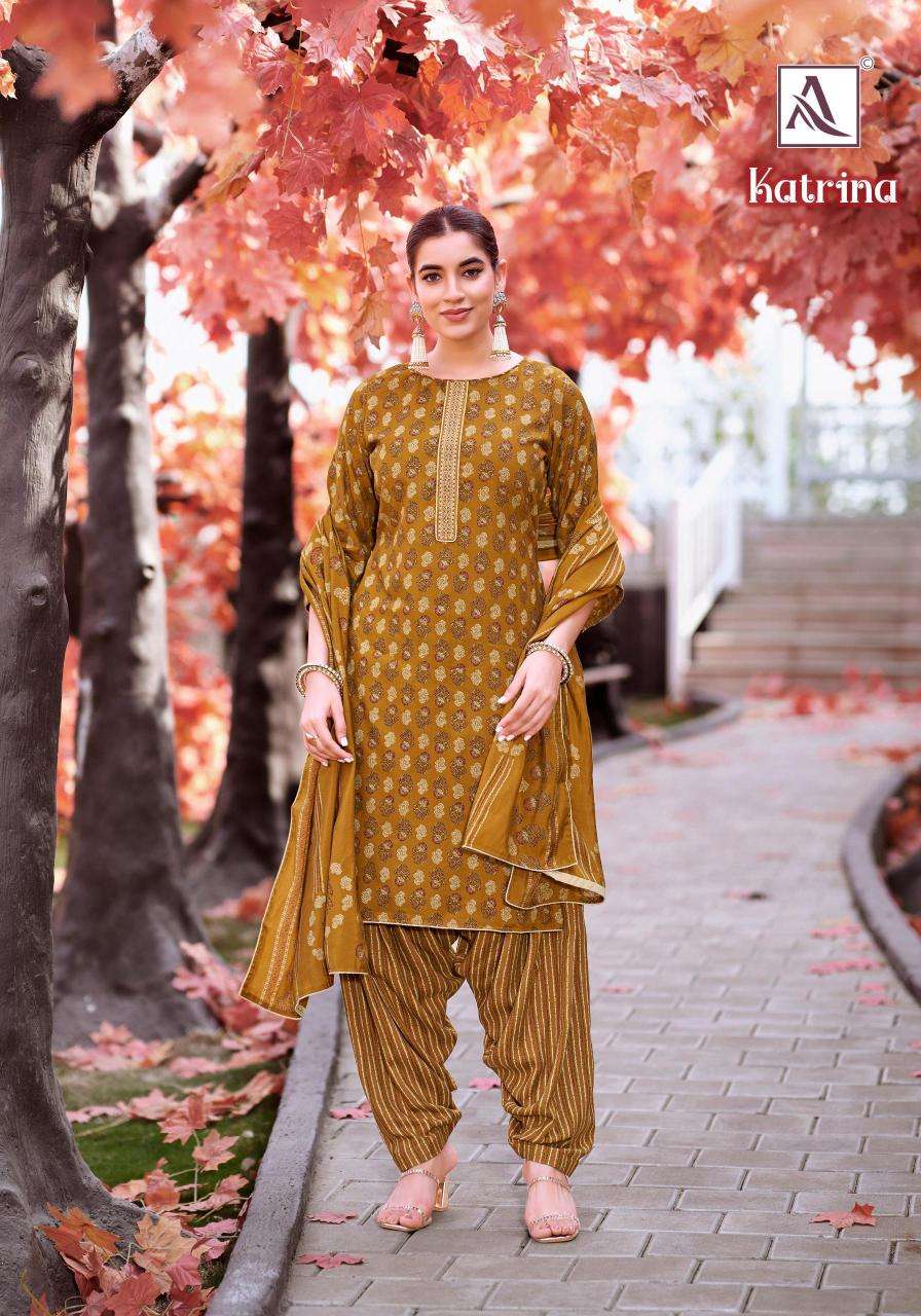 Alok suit katrina Wholesale designer dress materials