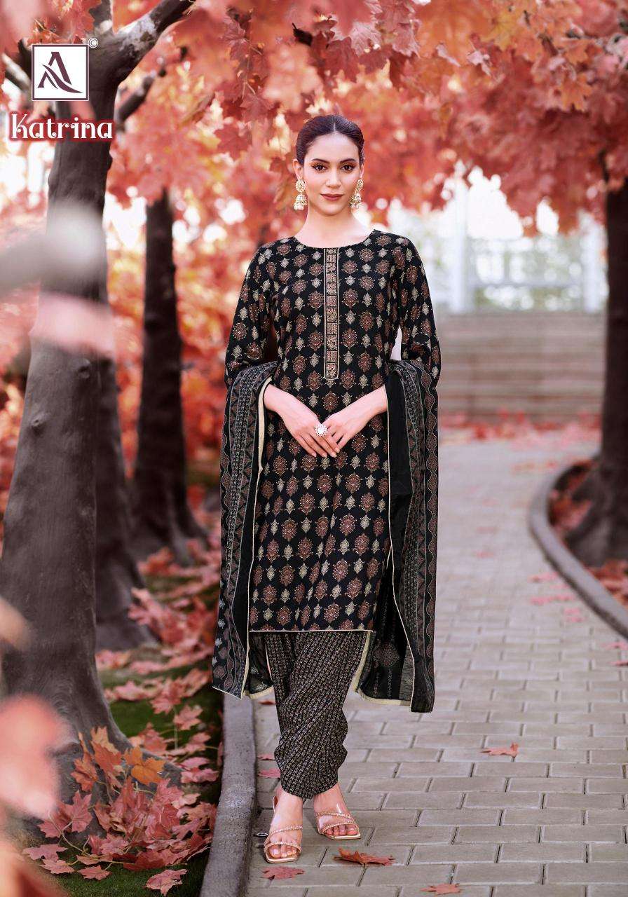 Alok suit katrina Wholesale designer dress materials
