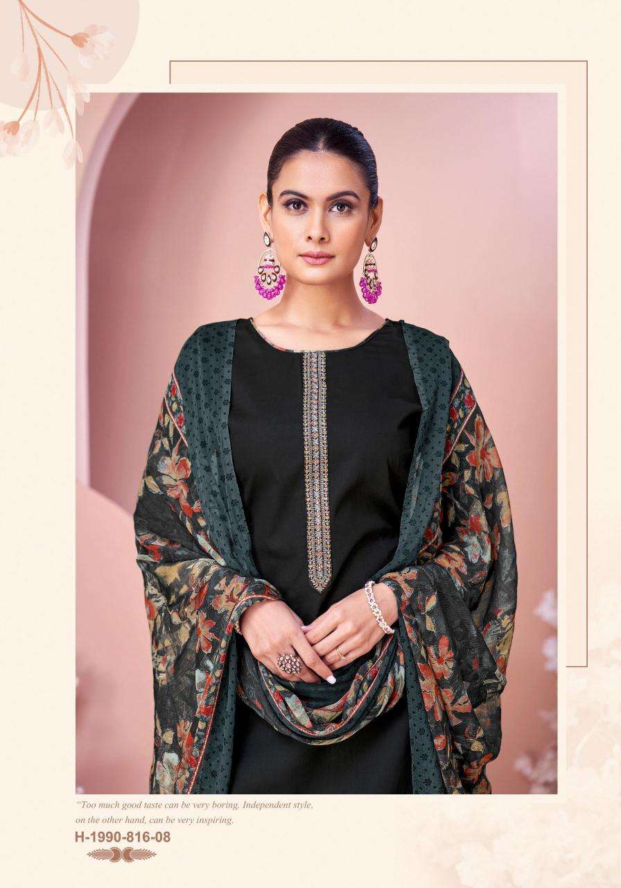 Alok suit - make in india noor e patiyala 21 Dress materials at wholesale price in Surat