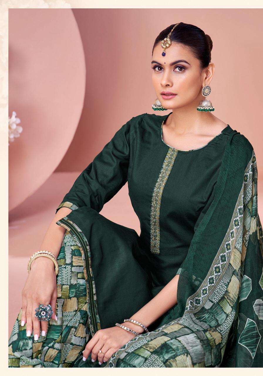 Alok suit - make in india noor e patiyala 21 Dress materials at wholesale price in Surat