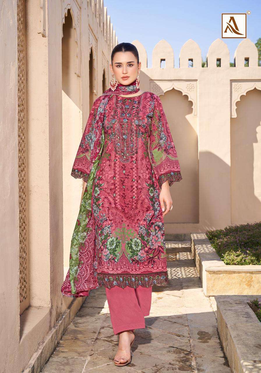 Alok suit - make in india qurbat 17 Wholesale dress material online