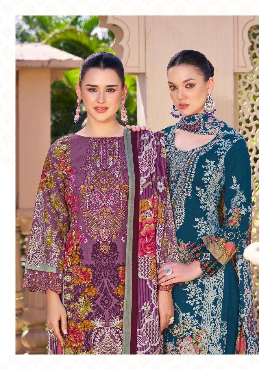 Alok suit - make in india qurbat 17 Wholesale dress material online