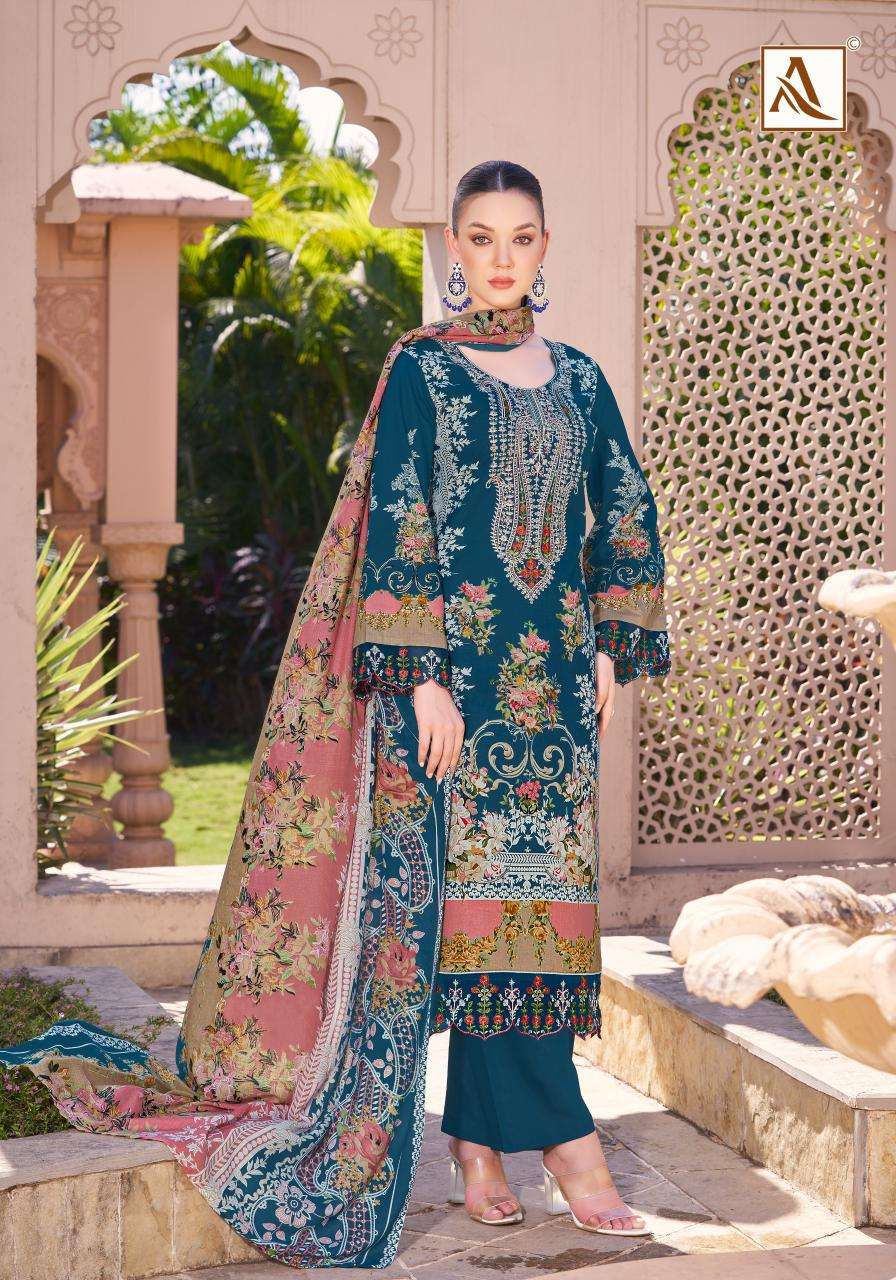 Alok suit - make in india qurbat 17 Wholesale dress material online