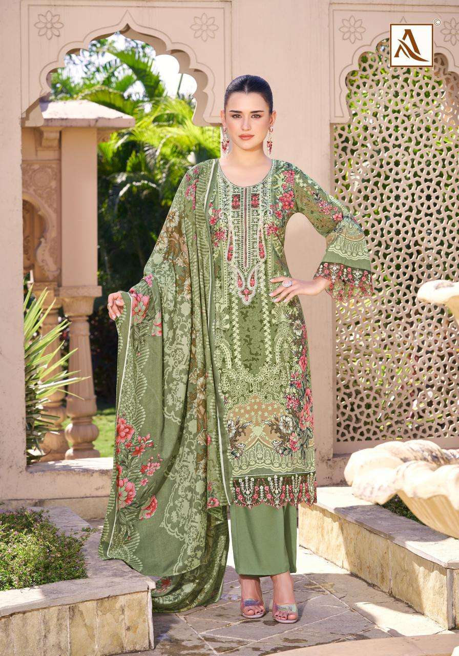 Alok suit - make in india qurbat 17 Wholesale dress material online