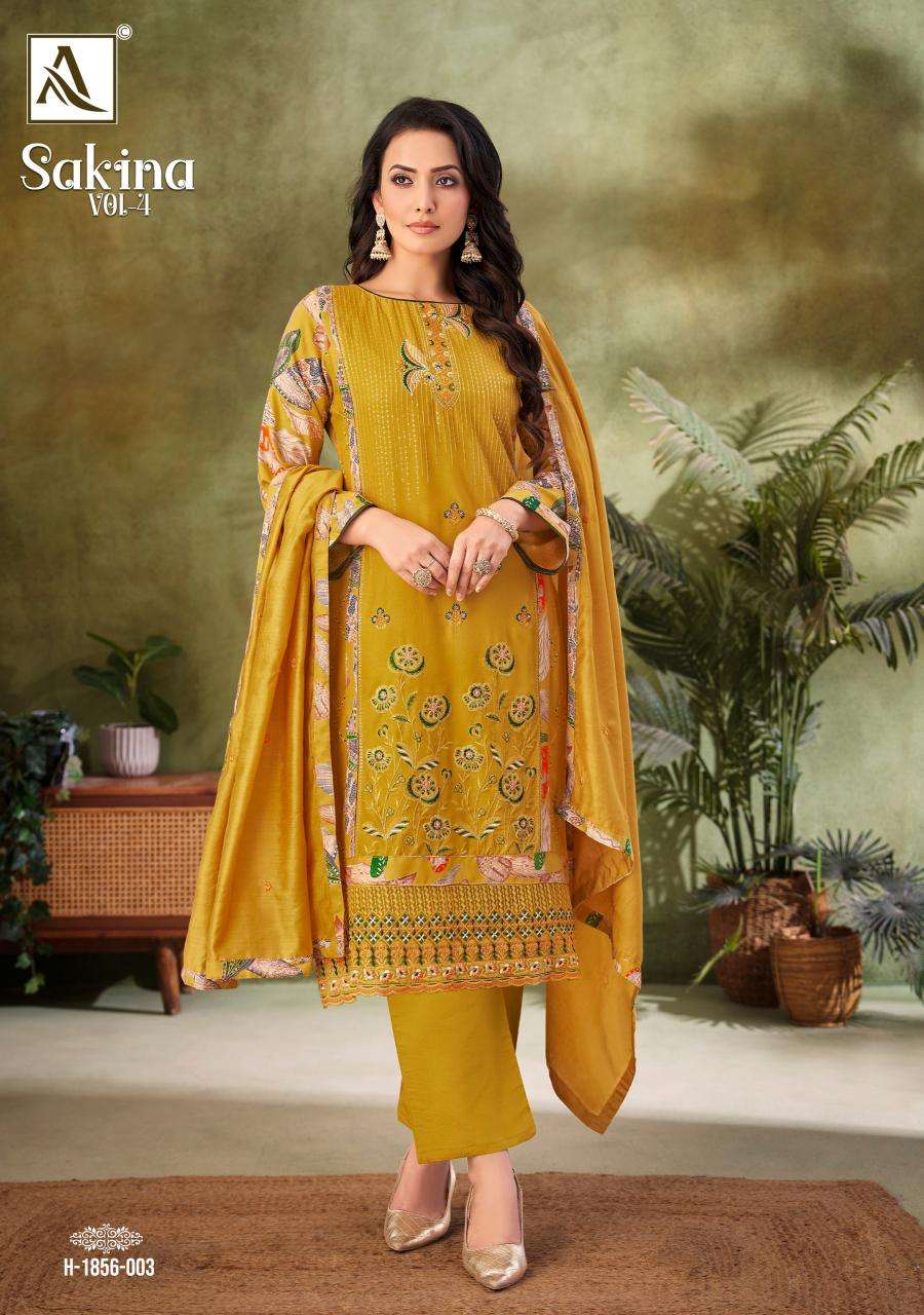 Alok suit - make in india sakina 4 Wholesale Dress Material Dealers in Mumbai