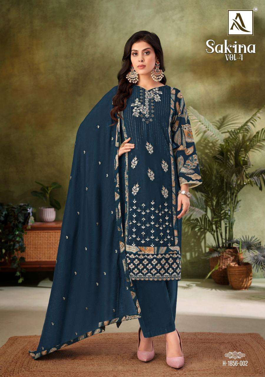 Alok suit - make in india sakina 4 Wholesale Dress Material Dealers in Mumbai