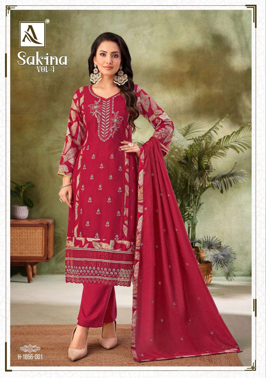 Alok suit - make in india sakina 4 Wholesale Dress Material Dealers in Mumbai