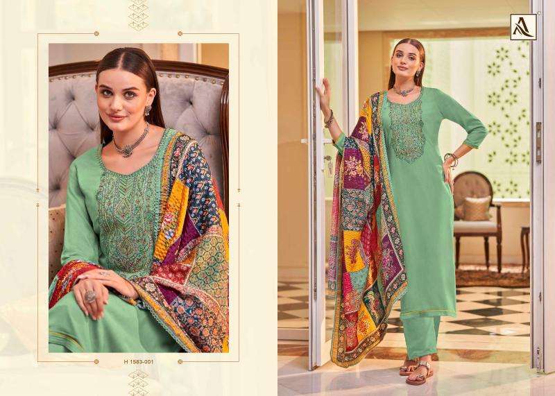 Alok suit - make in india saundarya 2 Dress material for wholesale price
