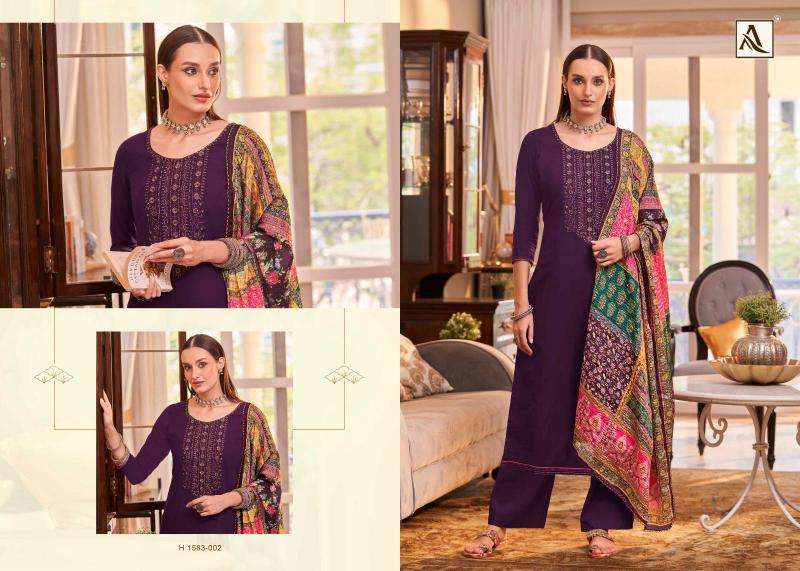 Alok suit - make in india saundarya 2 Dress material for wholesale price