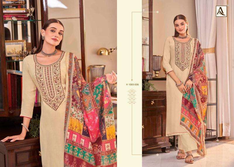 Alok suit - make in india saundarya 2 Dress material for wholesale price