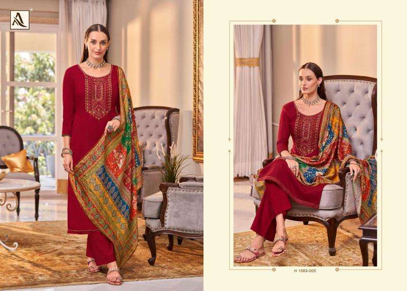 Alok suit - make in india saundarya 2 Dress material for wholesale price