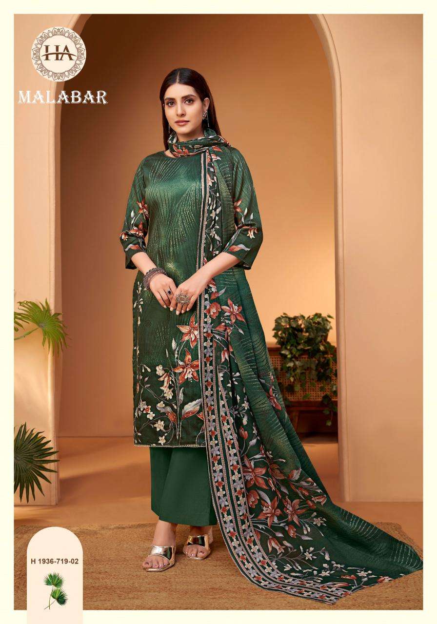 Alok suit malabar Printed dress materials in Hyderabad
