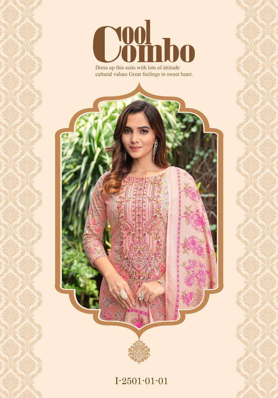 Alok suit Nafiza 5 Printed dress material suppliers in Delhi
