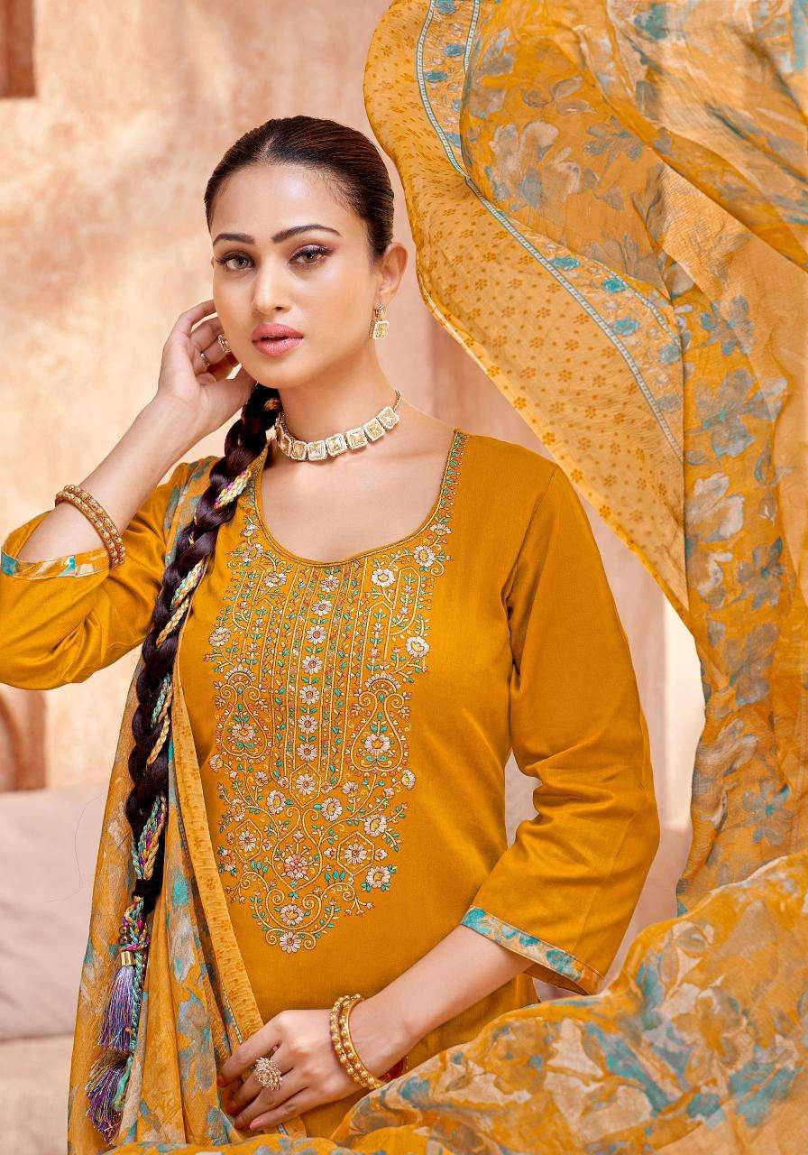 Alok Suit nusrat e patiyala 21 Surat dress material manufacturers
