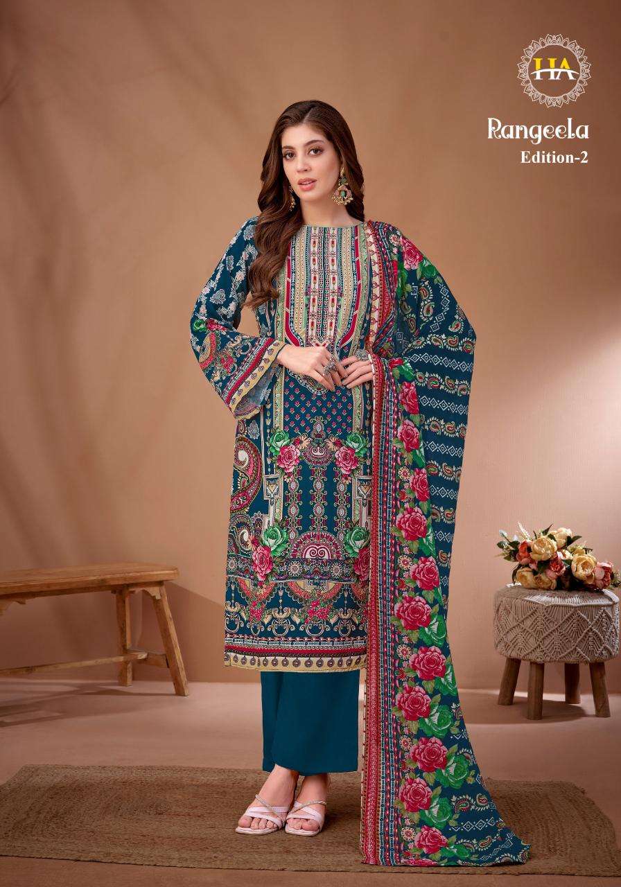 Alok suit rangeela 2 Cotton dress materials wholesale Bangalore