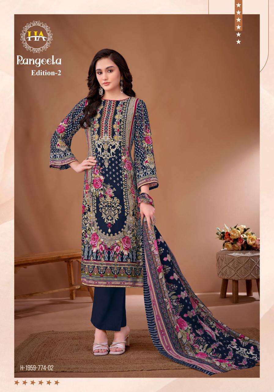 Alok suit rangeela 2 Cotton dress materials wholesale Bangalore