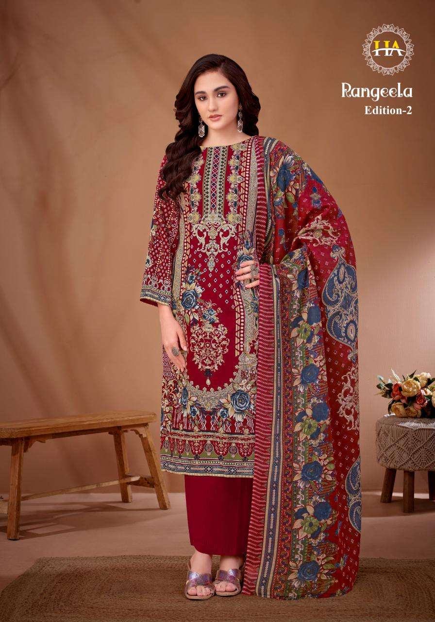 Alok suit rangeela 2 Cotton dress materials wholesale Bangalore