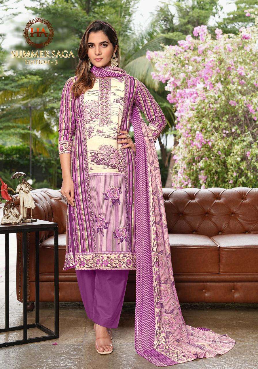 Alok suit summer saga 3 Dress material with price in Delhi