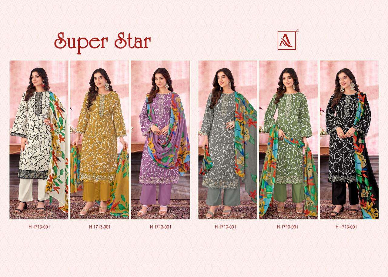 Alok suit super star Surat wholesale dress materials with price