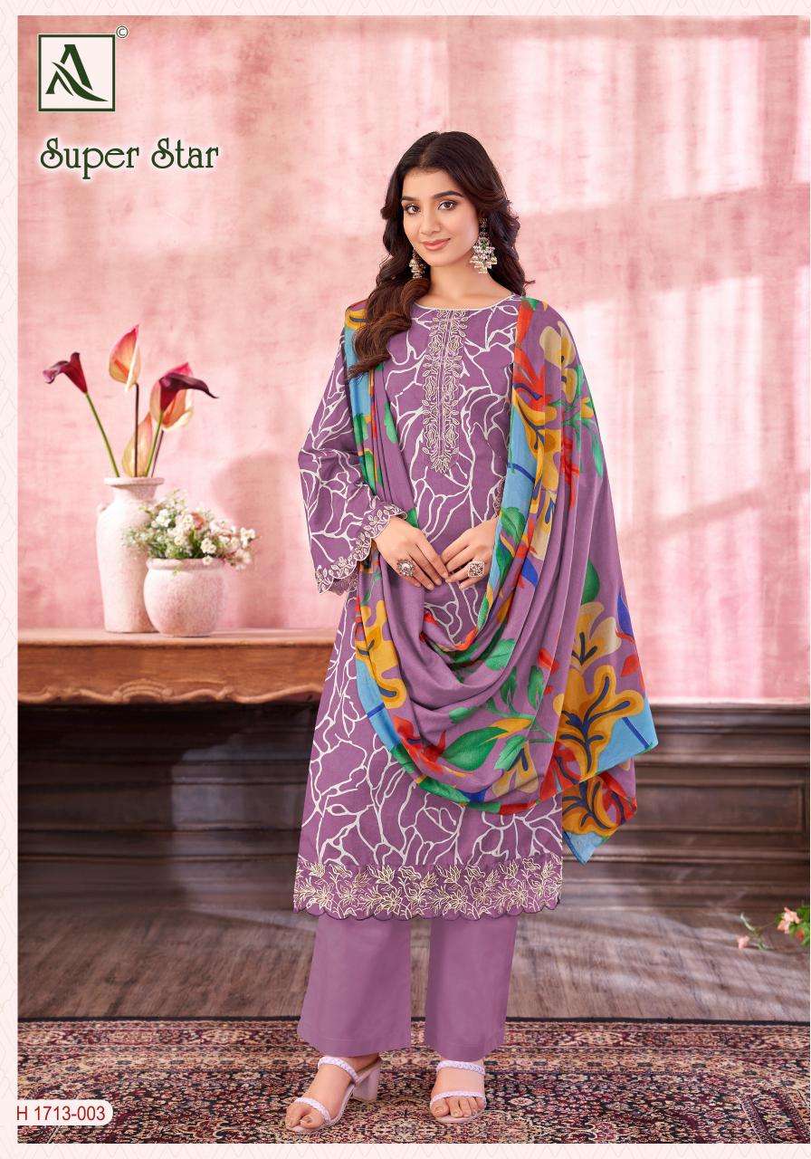 Alok suit super star Surat wholesale dress materials with price