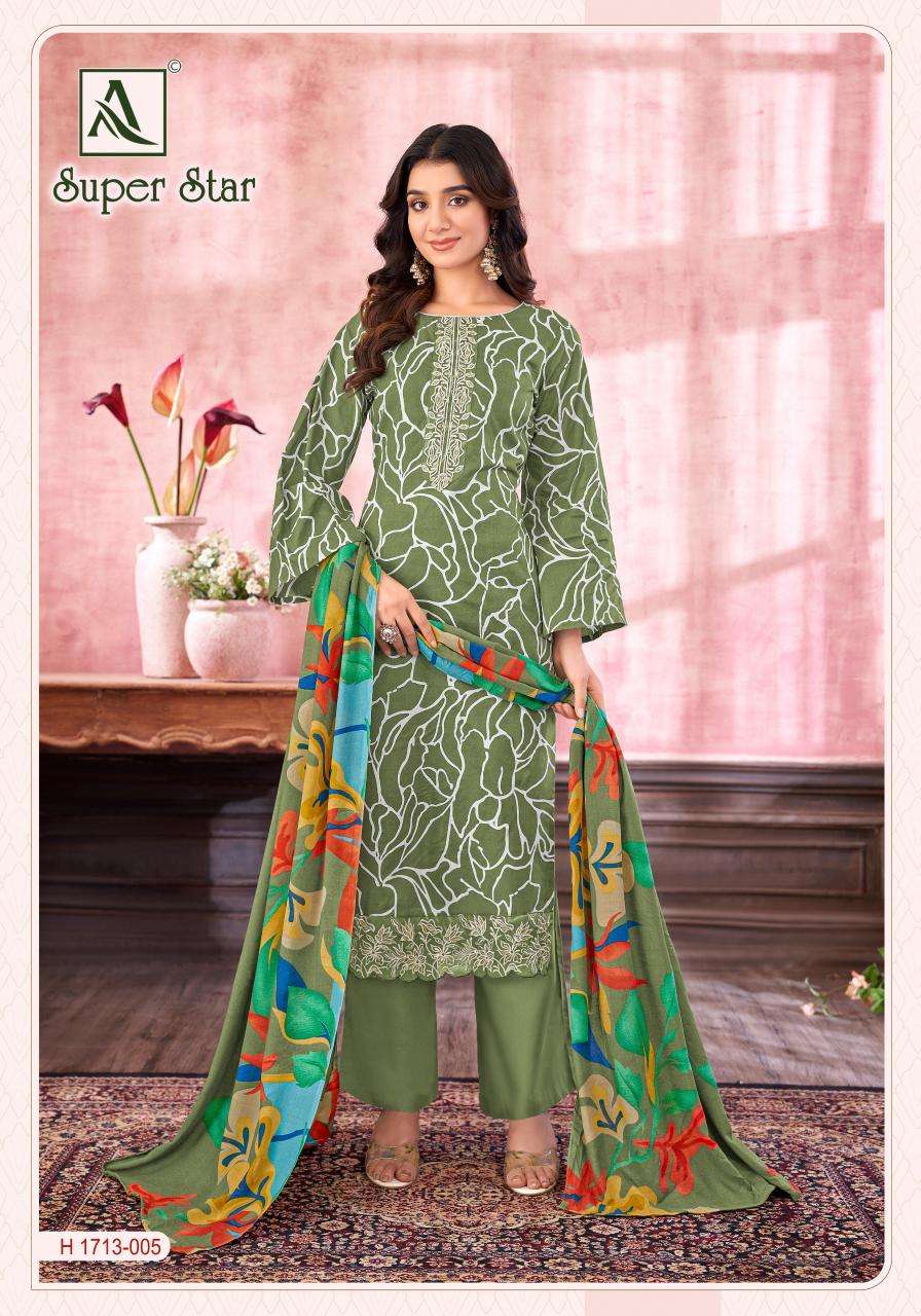 Alok suit super star Surat wholesale dress materials with price